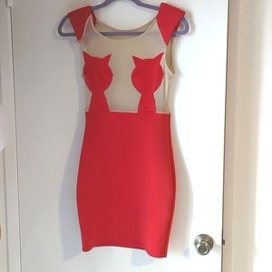 Mesh Cat Dress